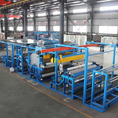 Automatisk stoff til stoff laminering maskin