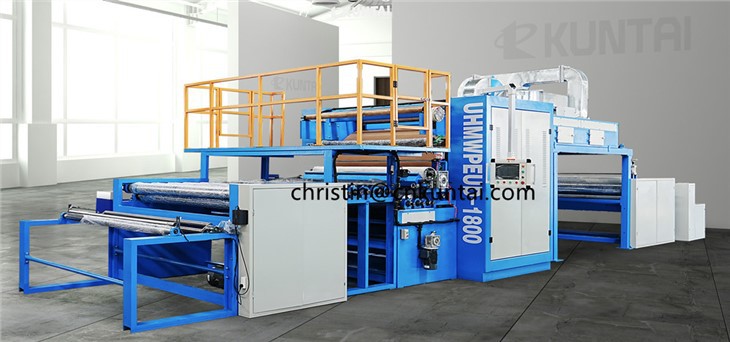 UHMW-PE UD Aramid tekstiler maskin